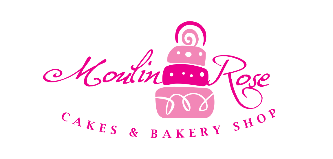 Moulin Rose bakery identity artwork.