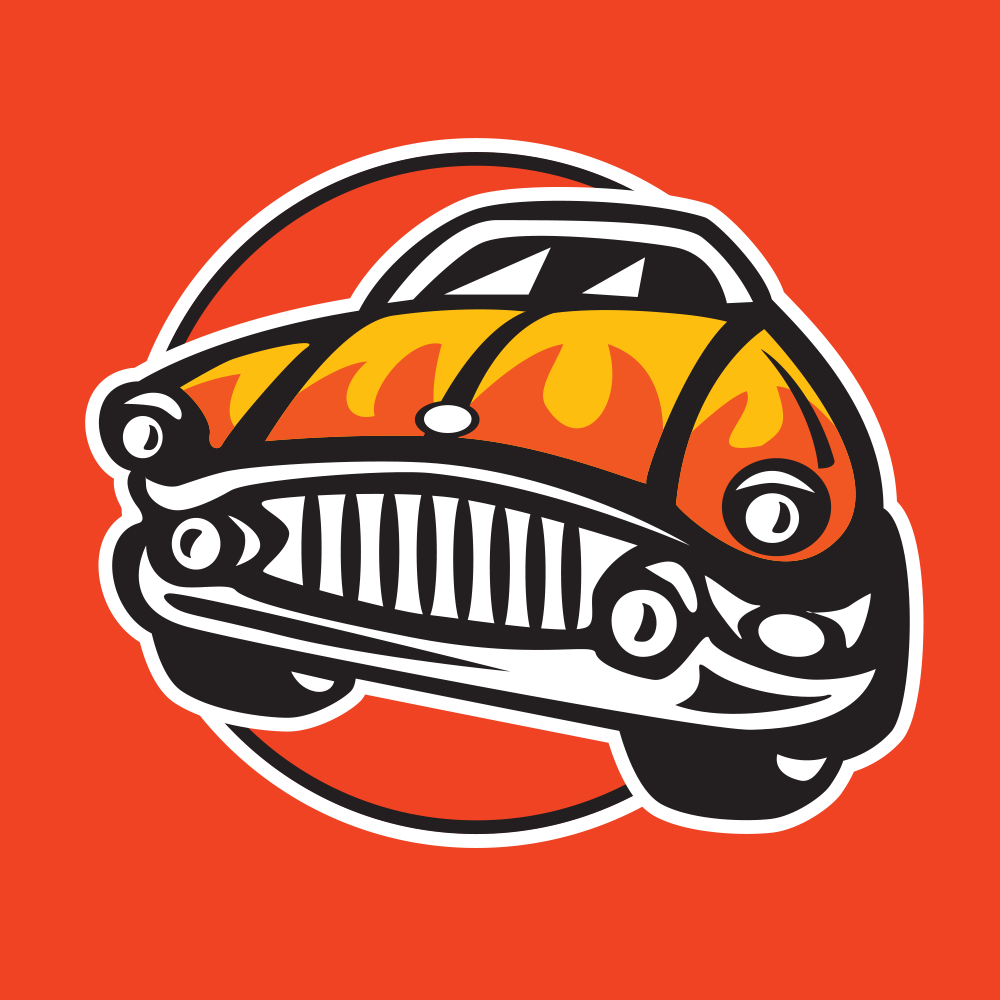 Nobel Paint classic car illustration.