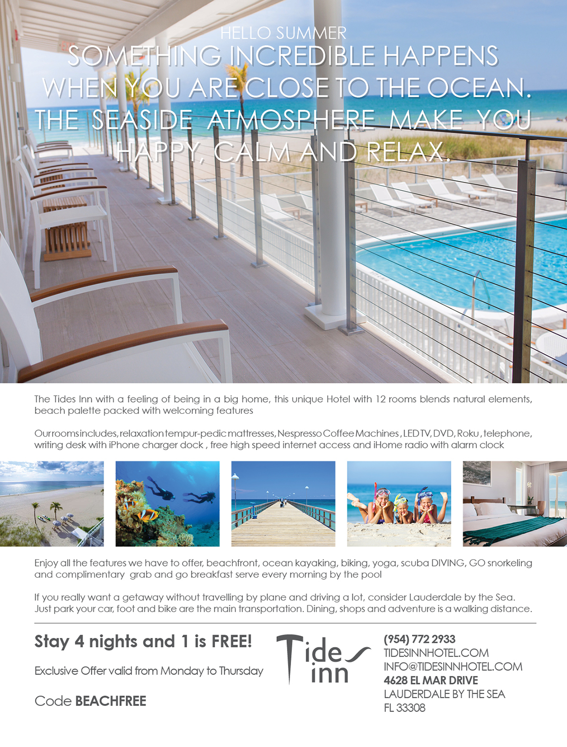 The Tides magazine advertisement.